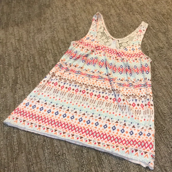 Multi-colored tribal print tank - Picture 1 of 3
